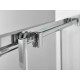 Душевая дверь в нишу Vincea Alpha VDS-3AL150CL 150 см, стекло прозрачное, хром, раздвижная