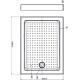 Поддон для душа Vincea VST-3AR-9012 120x90 прямоугольный, средний