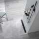 Душевой лоток Vincea Say Optima SAY.601.70.B.M.S.DUZ 70 см, матовый черный, в пол около стены, выпуск боковой
