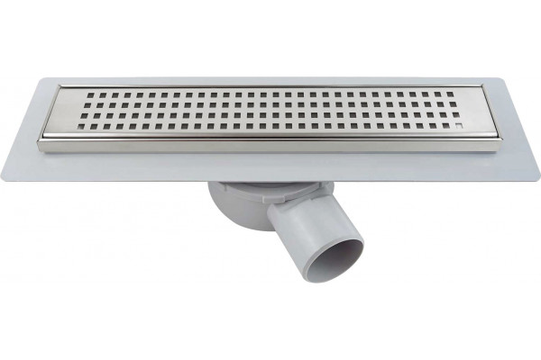 Душевой лоток Vincea Say Almira Jasmin SAY.605.80.P.PITI 80 см, хром, в пол около стены, выпуск боковой