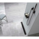 Душевой лоток Vincea Say Optima SAY.601.60.B.M.S.BLOK 60 см, матовый черный, в пол около стены, выпуск боковой