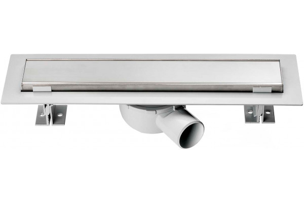 Душевой лоток Vincea Say Optima SAY.601.60.P.DUZ 60 см, хром, в пол около стены, выпуск боковой