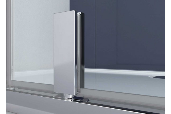 Душевой уголок Vincea Penta VSP-3P100CL 100x100, профиль хром, стекло прозрачное, двери распашные
