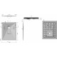 Поддон для душа Vincea VST-4SR8010A 100x80 антрацит прямоугольный, низкий