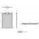 Поддон для душа Vincea VST-4SRL9016W 160x90 белый матовый прямоугольный, низкий