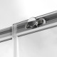 Душевая дверь в нишу Vincea Slim-U VDS-2SU130CL 130 см, профиль хром, стекло прозрачное, раздвижная