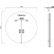 Зеркало круглое Vincea VLM-3DE700 70, с подсветкой