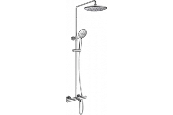 Душевая стойка Vincea Desire VSFS-1D1TCH с термостатом, хром, штанга 118.7 см, 5 режимов