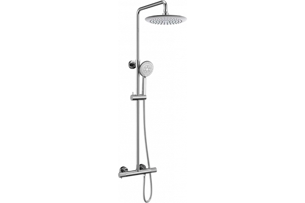 Душевая стойка Vincea Desire VSFS-1D0TCH с термостатом, хром, штанга 119.02 см, 2 режима