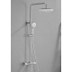 Душевая стойка Vincea Desire VSFS-1D0TCH с термостатом, хром, штанга 119.02 см, 2 режима