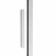 Душевая дверь в нишу Vincea Slim Soft 140 см, профиль хром, стекло прозрачное, раздвижная, с покрытием анти-капля