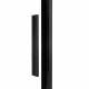 Душевая дверь в нишу Vincea Slim Soft 120 см, профиль черный, стекло прозрачное, раздвижная, с покрытием анти-капля