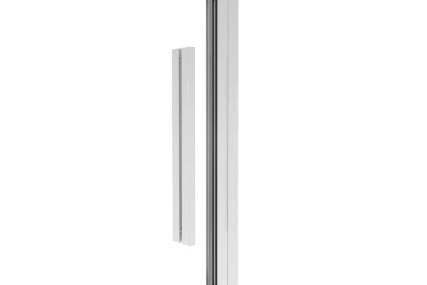 Душевая дверь в нишу Vincea Slim Soft 110 см, профиль хром, стекло прозрачное, раздвижная, с покрытием анти-капля