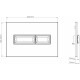 Кнопка смыва Vincea VFP-732MB черная матовая механическая,  в современном стиле