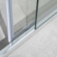 Душевой уголок Vincea Slim-U VSR-2SU9012CL 120x90 см, профиль хром, стекло прозрачное, прямоугольный, двери раздвижные