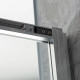 Душевой уголок Vincea Slim-U VSR-2SU9012CL 120x90 см, профиль хром, стекло прозрачное, прямоугольный, двери раздвижные