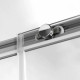 Душевой уголок Vincea Slim-U VSR-2SU9012CL 120x90 см, профиль хром, стекло прозрачное, прямоугольный, двери раздвижные