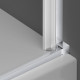 Душевая дверь в нишу Vincea Alpha VDP-3AL950MT 95 см, стекло текстурное, хром, распашная