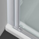 Душевая дверь в нишу Vincea Alpha VDP-3AL950MT 95 см, стекло текстурное, хром, распашная