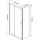 Душевой уголок Vincea Garda VSR-1G1014CLB 140x100 см, профиль черный, стекло прозрачное, двери раздвижные