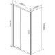 Душевой уголок Vincea Garda VSR-1G1012CLB 120x100 см, профиль черный, стекло прозрачное, двери раздвижные