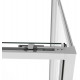 Душевой уголок Vincea Slim Soft VSR-1SS1013CL 130x100, профиль хром, стекло прозрачное, двери раздвижные, с покрытием анти-капля
