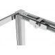 Душевой уголок Vincea Slim Soft VSR-1SS1013CL 130x100, профиль хром, стекло прозрачное, двери раздвижные, с покрытием анти-капля
