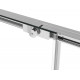 Душевой уголок Vincea Slim Soft VSR-1SS1011CL 110x100, профиль хром, стекло прозрачное, двери раздвижные, с покрытием анти-капля