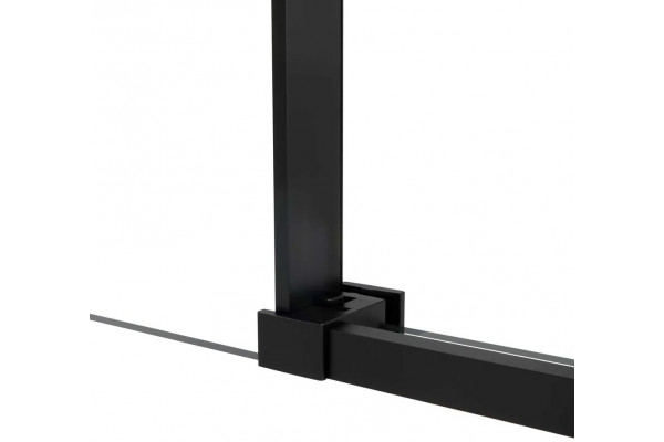 Душевой уголок Vincea Slim Soft VSR-1SS9012CLB 120x90, профиль черный, стекло прозрачное, двери раздвижные, с покрытием анти-капля