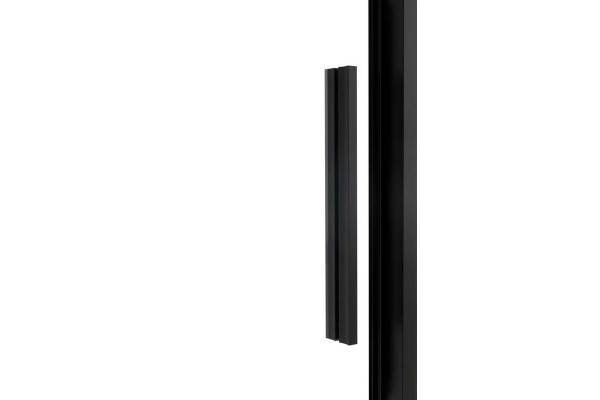 Душевой уголок Vincea Slim Soft VSR-1SS9012CLB 120x90, профиль черный, стекло прозрачное, двери раздвижные, с покрытием анти-капля