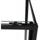 Душевой уголок Vincea Slim Soft VSR-1SS9012CLB 120x90, профиль черный, стекло прозрачное, двери раздвижные, с покрытием анти-капля
