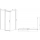 Душевой уголок Vincea Dice VSR-4D8013CL 130х80 см, профиль хром, двери раздвижные, стекло прозрачное