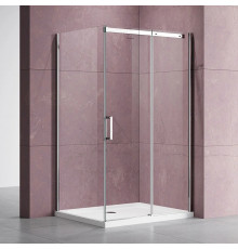 Душевой уголок Vincea Dice VSR-4D1012CL 120х100 см, профиль хром, двери раздвижные, стекло прозрачное