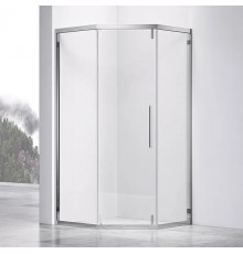 Душевой уголок Vincea Show VSP1-4SH100CL 100x100, профиль хром, двери раздвижные, стекло прозрачное