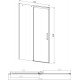 Душевая дверь в нишу Vincea Dice VDS-4D150CLB 150 см, профиль черный, раздвижная, стекло прозрачное