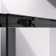 Душевой уголок Vincea Slim-N VSS-4SN9010CLB 100x90, профиль черный, прямоугольный, двери раздвижные