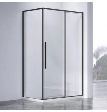 Душевой уголок Vincea Slim-N VSR-4SN8014CLB 140х80 см, профиль черный в современном стиле