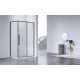 Душевой уголок Vincea Slim-N VSR-4SN8014CLB 140х80 см, профиль черный в современном стиле