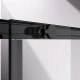 Душевой уголок Vincea Slim-N VSR-4SN9013CLB 130х90 см, профиль черный, двери раздвижные, стекло прозрачное