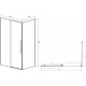 Душевой уголок Vincea Slim-N VSR-4SN8011CLB 110х80 см, профиль черный, двери раздвижные, стекло прозрачное