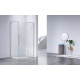 Душевой уголок Vincea Slim-N VSR-4SN8011CL 110х80 см, профиль хром, двери раздвижные, стекло прозрачное