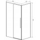 Душевой уголок Vincea Slim-N VSR-4SN8010CL 100х80 см, профиль хром, двери раздвижные, стекло прозрачное