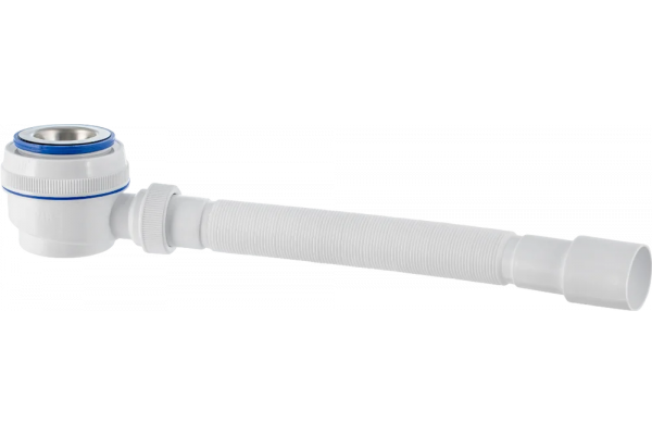 Сифон для поддона Virplast Элит 30986862 белый, выпуск боковой