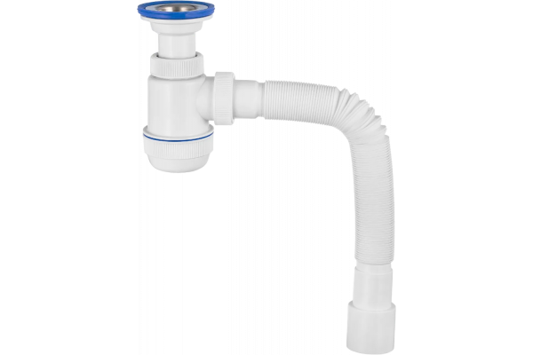 Сифон для раковины Virplast Мини Элит 30980678 белый