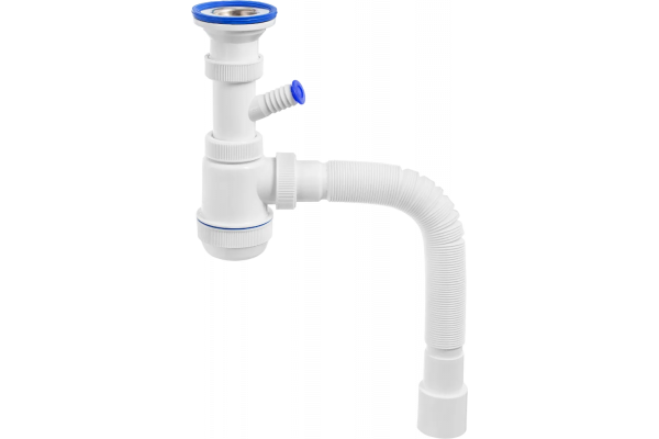 Сифон для раковины Virplast Мини Элит 30980679 белый