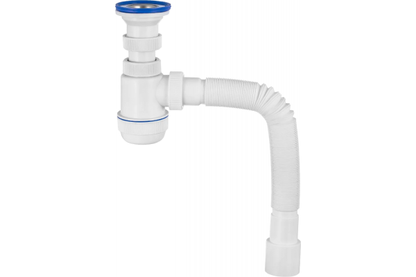 Сифон для раковины Virplast Мини Элит 30986780 белый
