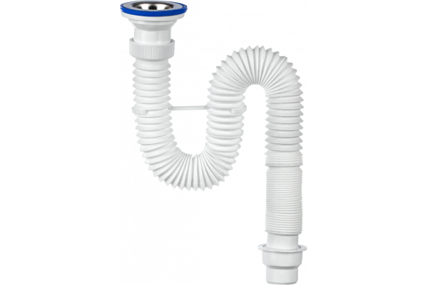 Сифон для мойки Virplast Элит 30980631 белый