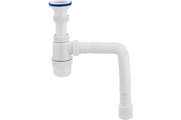 Сифон для мойки Virplast Элит 30987060 белый