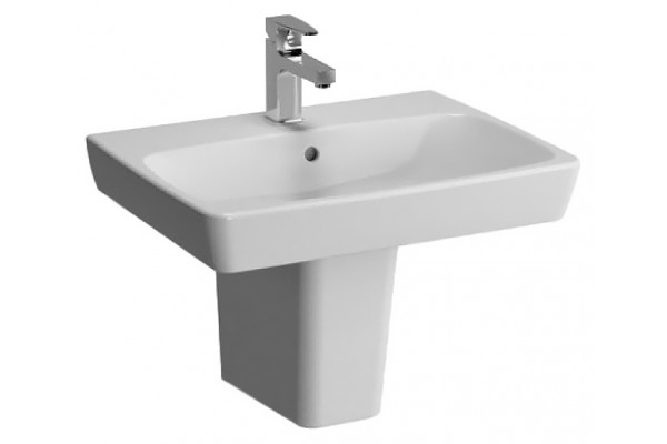 Раковина VitrA Nest (60 см) цвет белый, прямоугольная, с переливом
