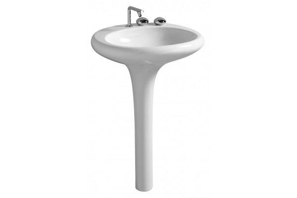 Раковина VitrA Istanbul 4251B003P напольная цвет белый, овальная